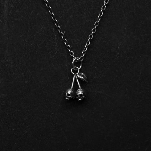 Cherry Skull Necklace